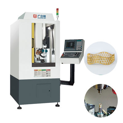 Oito eixos máquina de fabricação de jóias para versátil máquina de braceletes de ouro Cnc