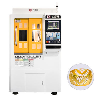 Alemão Metal de Precisão 9 Eixo Joiaria Máquina CNC Alfa Redutor Sistema de Controle