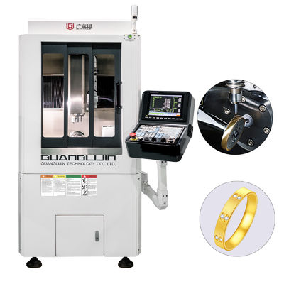 Máquina de fabricação de jóias de cinco eixos versátil para fabricação de jóias