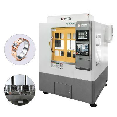 G5-240 Máquina de gravação CNC de quatro estações e cinco eixos, Máquina de marcação CNC, Máquina de fresagem CNC de cinco eixos, Máquina de joalheria de ouro